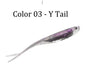 5pcs/6pcs Fishing Soft Bait 75mm100mm Shad Silicone Fishing Soft Lures Artificial Baits Swimbaits Bass Fishing Accessories