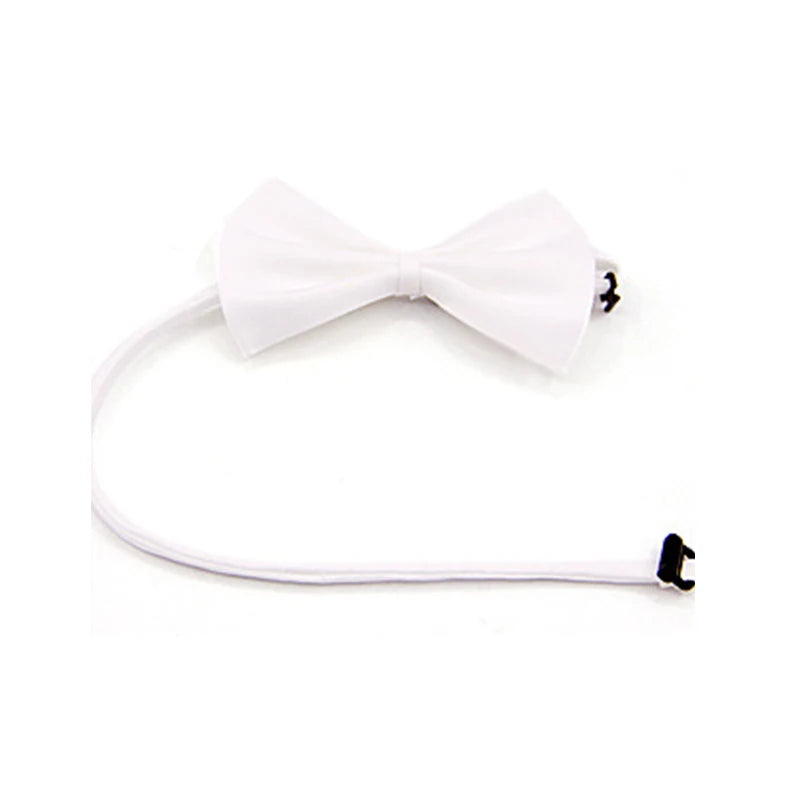 Pet Dog Cat Necklace Adjustable Neck Band Cute Bowknot Pet Care Accessories Dog Cat Striped Bow Necklace Pet Supplies