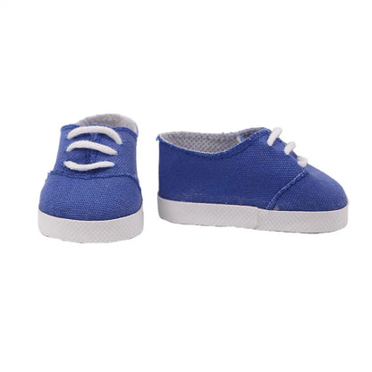 Discounts! 7.5 cm Doll Shoes For 16-18 Inch Girl/Boy Doll & New Born Baby Doll 43 cm & Our Generation Doll Clothes Accessories