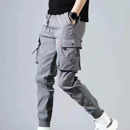 2022 Men Cargo Pants Hip Hop Harem Joggers Pants Male Trousers Mens Multi-pocket Cargo Pants Skinny Fit Sweatpant pantalones