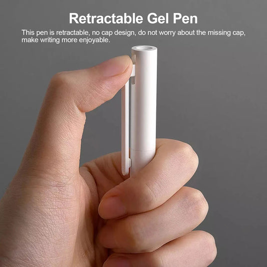 Original Xiaomi Mi Gel Pen 0.5mm Black Refill No Cap Bullet Pen Smooth Switzerland MIKRON Nib Japanese Ink OEM Blue Refills