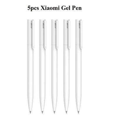 Original Xiaomi Mi Gel Pen 0.5mm Black Refill No Cap Bullet Pen Smooth Switzerland MIKRON Nib Japanese Ink OEM Blue Refills