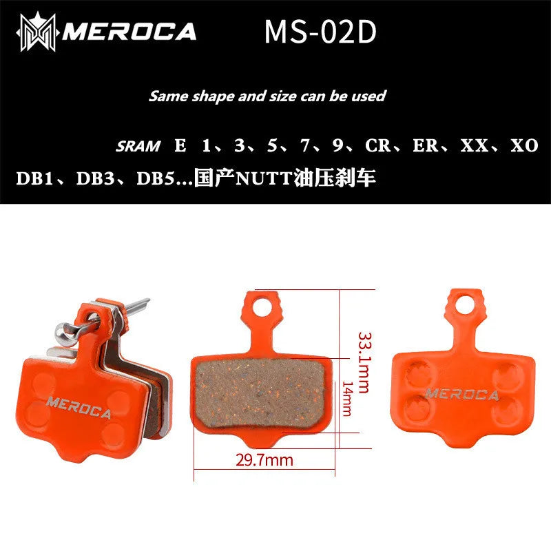 Resin brake pad disc rotor stop for mountain bike road bike BMX hydraulic brake pads to make Lai Ling