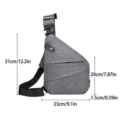Anti Theft Travel Bag Men's Chest Bag Outdoor Leisure Crossbody Bag Nylon Waterproof Handbag For Wander Hiking Dropshipping