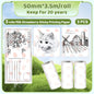Phomemo T02 Thermal Printer Paper Thermal Sticker BPA Free for Journal Photo Picture Texts Study Notes To Do List 3rolls/box