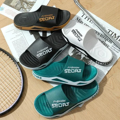 Summer Fashion Bathroom Non-slip Indoor and Family Sandals Men's and Women's Shoes Couple Slippers