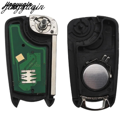 jingyuqin WALKLEE Remote Key suit Fod 2 Button 433Mhz PCF7941 For Opel/Vauxhall Astra H 2004-2009 Zafira B 2005 - 2013 Car Flip