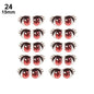 10Pairs Long Eyelashes Cute Love Cartoon Eyes Stickers Anime Figurine Doll Face Organ Paster Clay Decals DIY Doll Accessories