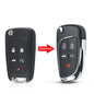 Dandkey Flip Remote Car Key Shell Case For Chevrolet Cruze Epica Lova Camaro Impala For Opel Astra J Corsa E Insignia Zafira C