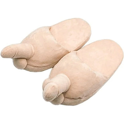 Funny Unisex Adult Plush Slipper Humorous and Unique Design Suitable for Walking Shopping PR Sale