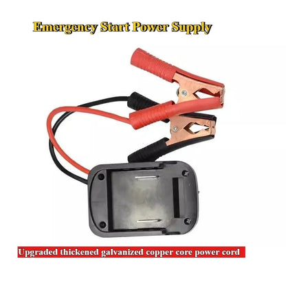 Igniter Jump Starter for Makita Lithium Battery Booster Cable Adapter Emergency Power Kit DIY Converter with Clip