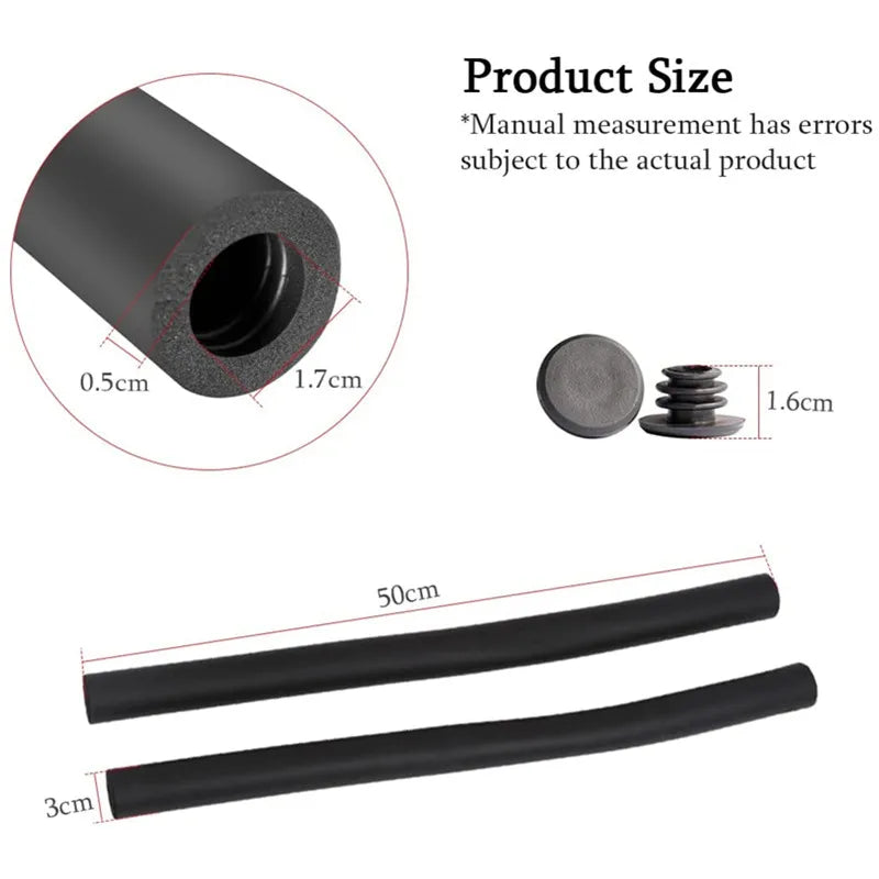 Bicycle Handlebar Grips Cover Racing Bike Sponge Foam Rubber Tube Flexible Cuttable Handlebar Cover Foam Grips Long Sponge Cover
