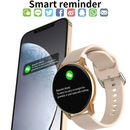 LIGE Women Bluetooth Call Smart Watch HeartRate Blood Pressure Monitoring Smartwatches Waterproof Men Smartwatch For Samsung IOS