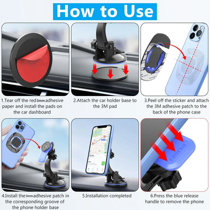 Car Phone Holder Mount Stand Sucker Suction Cup Air Vent Smartphone Mobile Cell Support in Car Bracket for iPhone Samsung Xiaomi