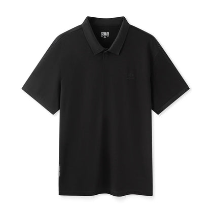 Semir Polo Shirt Men 2024 Summer New Simple Commute Style Soft Cotton Top With Half-Zip