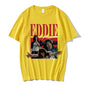 Eddie Munson T-shirts Men's Harajuku Graphics Print T-shirt Short Sleeve Oversize Streetwear Unisex Cotton Casual T Shirt