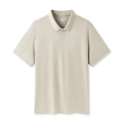 Semir Polo Shirt Men 2024 Summer New Simple Commute Style Soft Cotton Top With Half-Zip