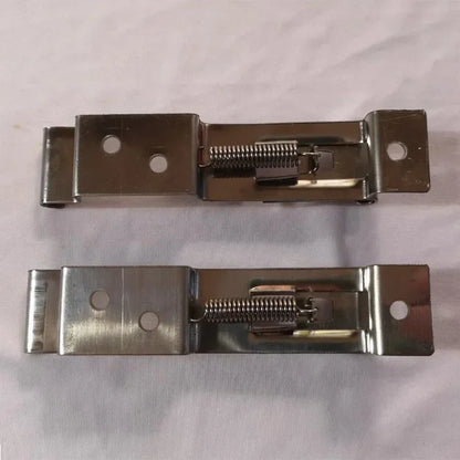 2pcs Car License Plate Frame Clips for Europe Trailer Motorhome Stainless Steel Licenses Plates Cover License Plate Frame