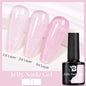 BOZLIN 5ML Color Solid Nail Gel Colorful Painting Nail Art Varnish Semi Permanent Solid Polish UV Nail Gel Top Coat Manicure