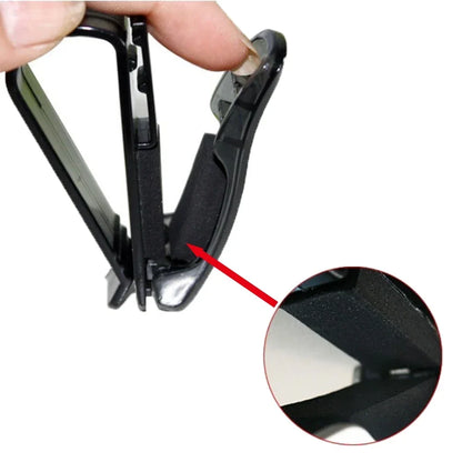 Auto Sun Visor Glasses Fastener Clips Holder for Sunglasses Eyeglasses Ticket Card Universal Multi-Function Car Interior Holder