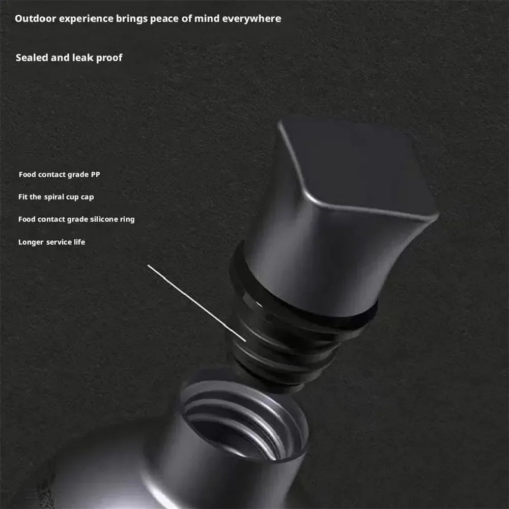 304 Stainless Steel Thermal Insulation Cup Black Game Cosplay Lanyard Outdoor Portable Wukong Theme Gourd Style Water Bottle