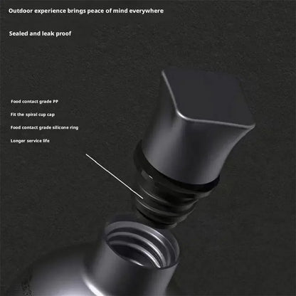 304 Stainless Steel Thermal Insulation Cup Black Game Cosplay Lanyard Outdoor Portable Wukong Theme Gourd Style Water Bottle