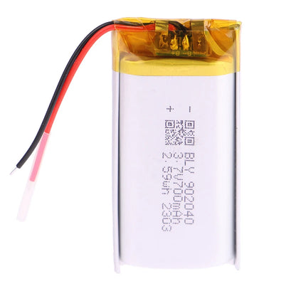 902040 3.7V 700mAh Lithium Polymer LiPo Rechargeable Battery For Mp3 DVD E-book Bluetooth Speaker LED light Beauty Smart Home