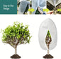 1PC Winter Plant Warm Cover Non-woven Plant Anti Freezing Bag In Outdoor Yard Vegetation Anti-Frost Bag Drawstring Zipper Design