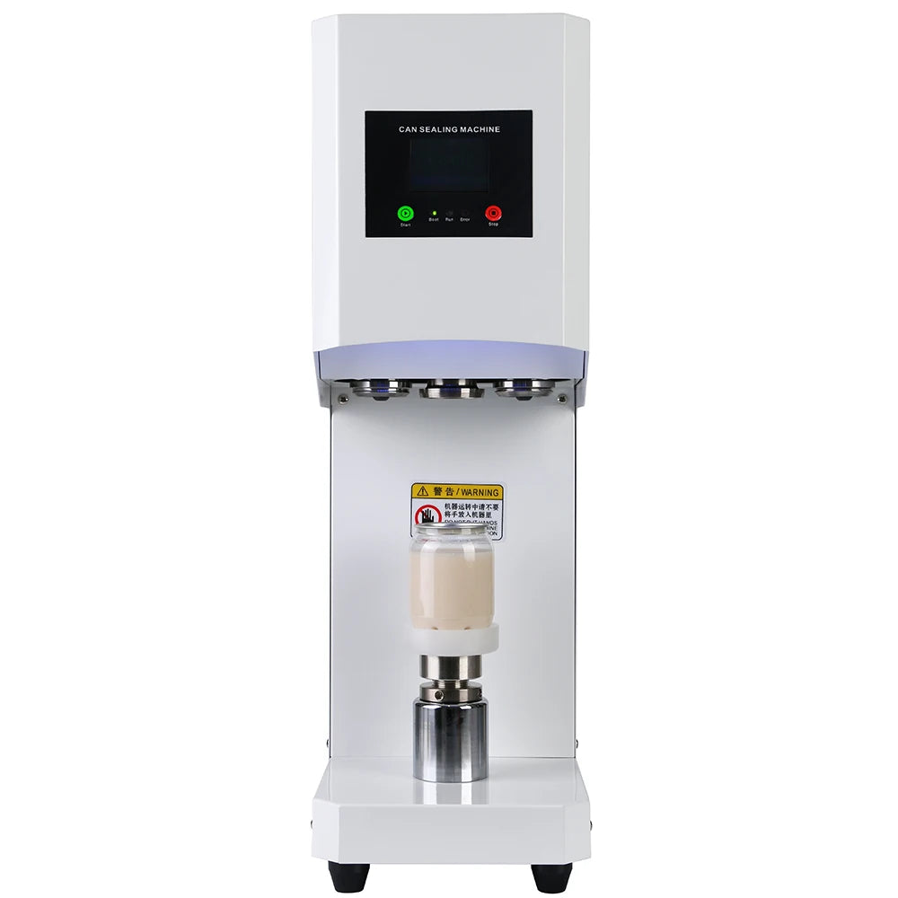 3S Commercial Automatic Tin Can Sealing Machine Soda Sealer Cup Body Rotation Aluminum Beer Bottles PET Jar Cans Seamers