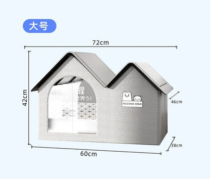 Cat Air Conditioned House Summer Cat Cooling Tool Nest Dog Igloo Dog Four Seasons Cat Pet Igloo