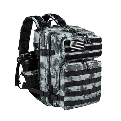 LHl 35L Tactical Backpack Small Athlete Gym Bag for Men/Women Qutdoor Travel Hiking Molle Rucksack with Bottle Holder