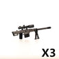 WW2 German Weapon Building Block 98K Two-color Gun US M1911 Soviet RPG Military Soldier Figure Accessories Rifle Pistol Toy C349