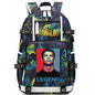 Ronaldo Print Student School Bag Children's Backpack Outdoor Travel Bag