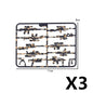 WW2 German Weapon Building Block 98K Two-color Gun US M1911 Soviet RPG Military Soldier Figure Accessories Rifle Pistol Toy C349