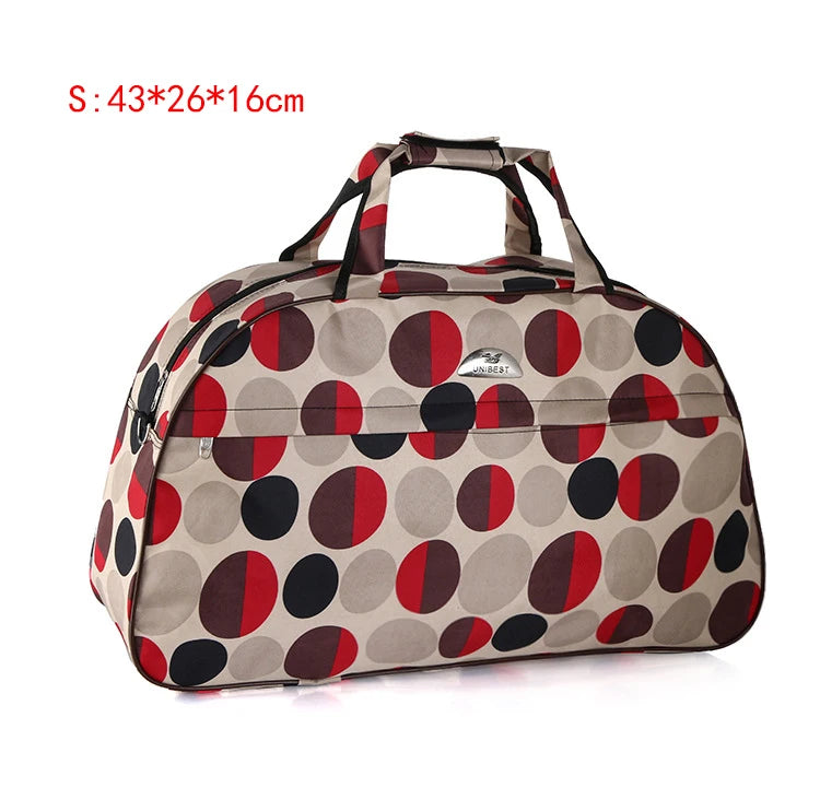 Large Capacity Handbag Travel Bag for Women Fashion Cartoon Luggage Bag Men Weekend Travel Bag Waterproof Shoulder Travel Duffle