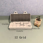 Sealed Moisturizing Paint Box 12/24/36 Grid Oil Pigment Organizer Watercolor Palette Acrylic Paints Storage Art Supplies