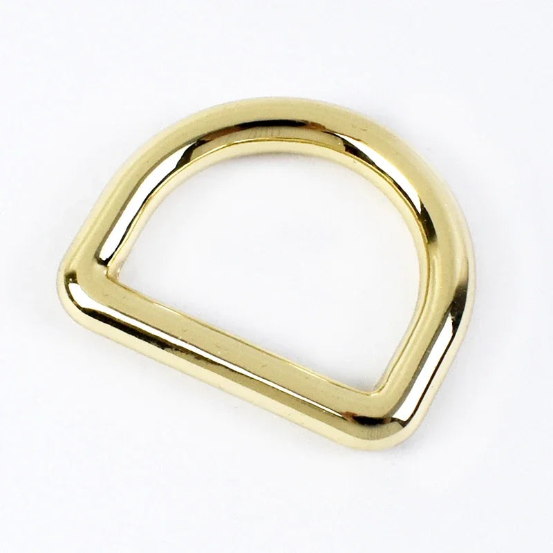 Meetee 10Pcs 10-38mm Metal Buckles For Bag Strap D Ring Clasp Belt Buckle Dog Collar Webbing Hook DIY Sewing Accessories G7-3