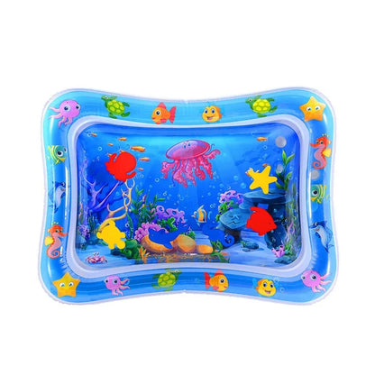 Water Tummy Time Mat for Infants 3-12 Months Old Measures 26 inches x 19.6 inches Water Mat for Babies Water Play Mat