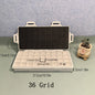 Sealed Moisturizing Paint Box 12/24/36 Grid Oil Pigment Organizer Watercolor Palette Acrylic Paints Storage Art Supplies