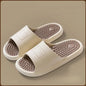New Summer Concise Trend Couple Indoor Sandals Non-slip Bathroom Slides Men Women Shoes Massage Slippers Ladies' Home Flip Flops
