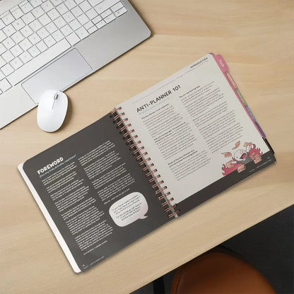 Anti-Planner Tag Book 2024 How To Get Sht Done When You Don't Feel Like It School Office Stationery ADHD Planner for Adults