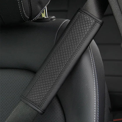 Pu Leather Car Seat Belt Safety Belt Shoulder Cover Breathable Protection Seat Belt Padding Pad