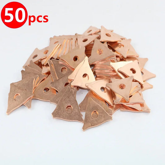 50pcs Pack Panel Pulling Star Washer Dent Pulling Triangle Washer For Spot Welder Spot Welding Machine Consumables