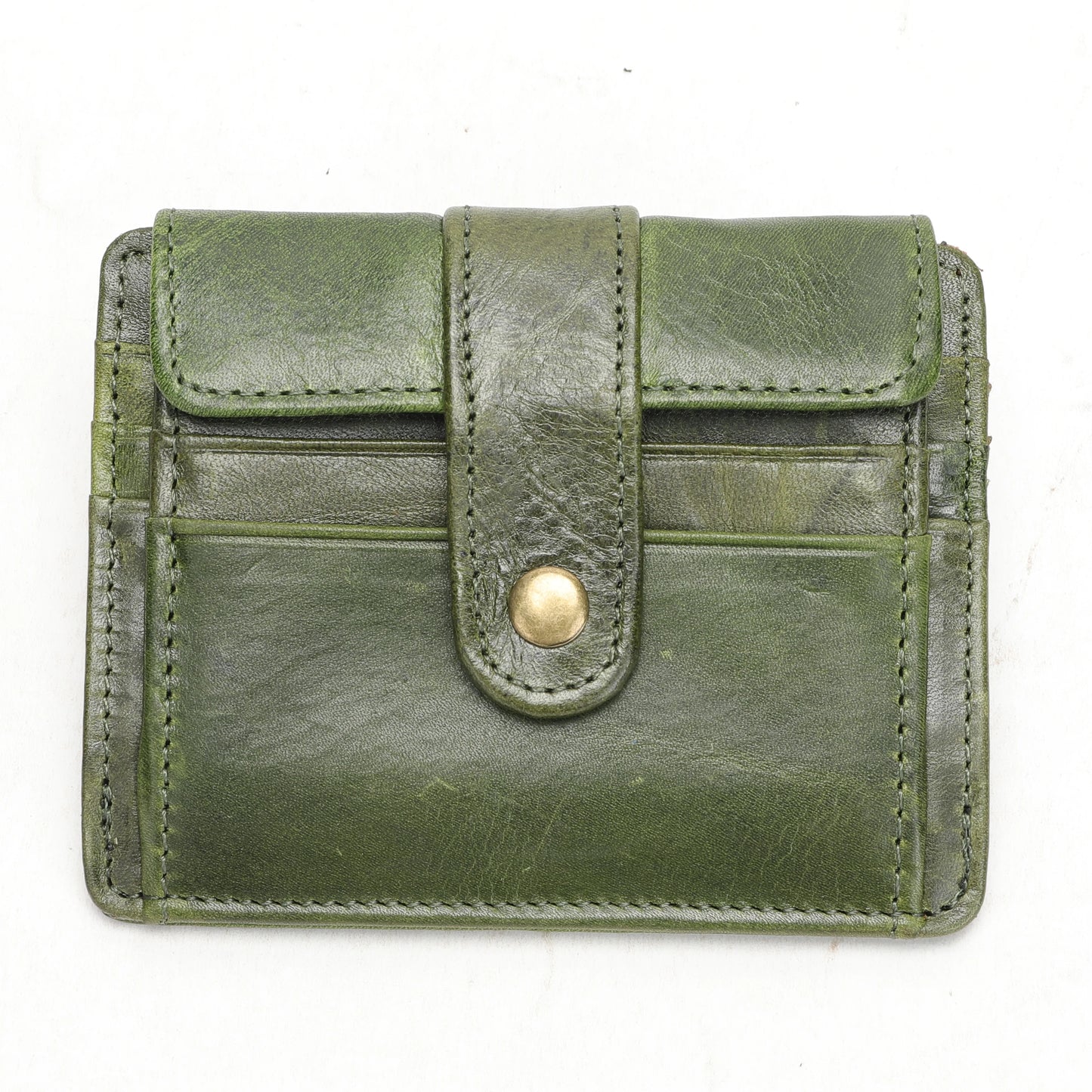 WESTAL Men's Purse Leather for Coin Wallets Vintage Credit Card Holders Hasp Business Cards for Men Photo Wallets Coin Purses