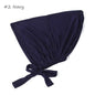 Islamic Headscarf Hijab Bonnet Female Turban Hat Ladies Headband Cap Muslim Women's Under Scarf Caps Soft Cotton Inner Hijabs