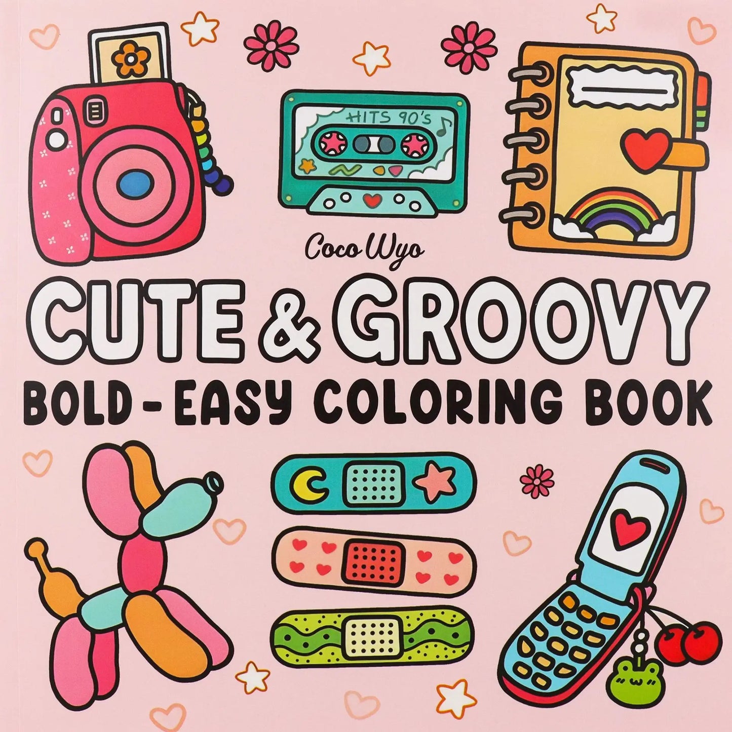 Cartoon Coloring Book For Adults And Teens Featuring Adorable Creatures for Christmas Gifts To Relax In A Cozy Hygge Moment