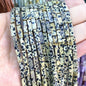 4x13mm Square Natural Stone Light Lavender Chalcedony Loose Spacer Beads for Jewelry Making Diy Bracelet Charms Accessories