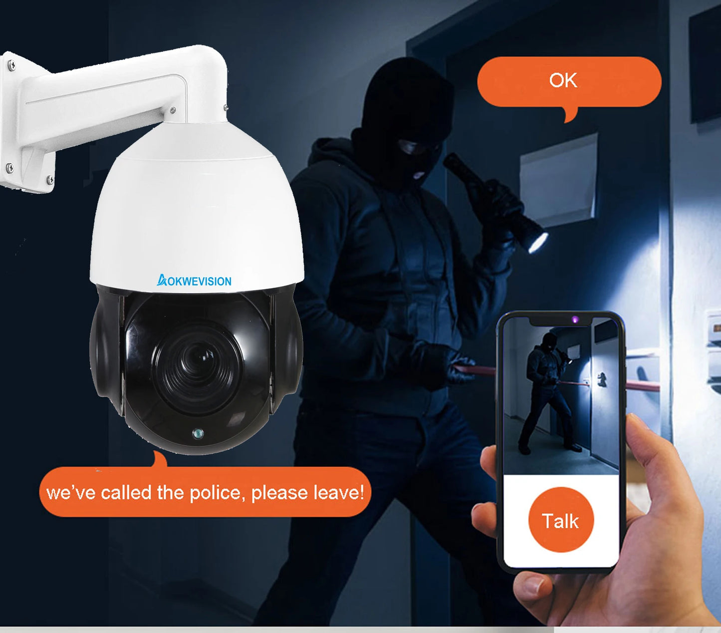 XMeye pro PTZ IP Camera Onvif-compatible 8MP 5MP PTZ 30X zoom POE ptz camera two way audio and SD card storage