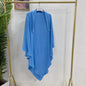 Long Khimar Overhead Hijab Scarf One Piece Amira Prayer Garment Kaftan Eid Ramadan Turkey Dubai Islamic Burqa Headdress Clothing