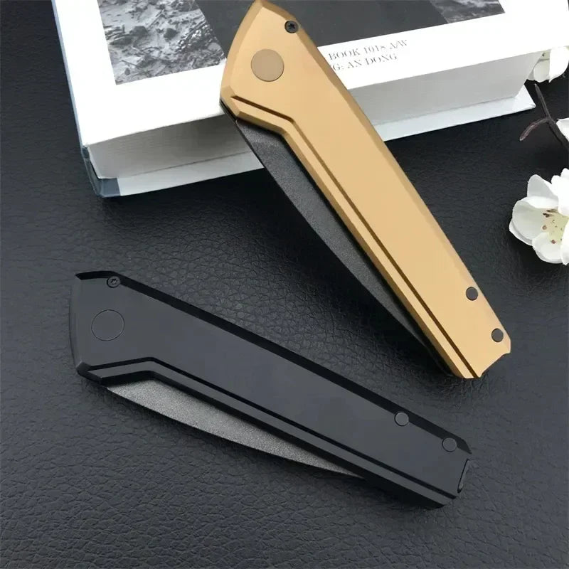 Outdoor EDC Camping Tactical Pocket Knife 440C Blade T6 Aluminum Handle Survival Manual Open Multi-tool Survival Portable Knives